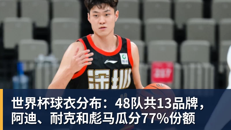 完美体育世界杯球衣分布:48队共13品牌,阿迪、耐克和彪马瓜分77%份额